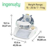 INGENUITY Prop Spot leerstoel, 3 zitposities, tablet en 2 speelgoed, Casi de zebra - thumbnail