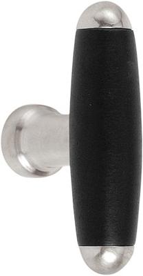 Formani TIMELESS 1932M meubelknop - mat nikkel/ebbenhout