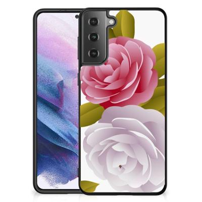 Samsung Galaxy S21 Plus Bloemen Hoesje Roses Samsung Galaxy S21 Plus Bloemen Hoesje Roses