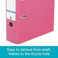 Elba ordner Smart Pro+, roze, rug van 8 cm - thumbnail