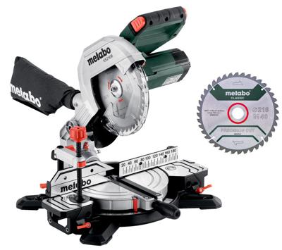Metabo Afkortzaag KS 216 M SET | nieuwste model | + extra zaagblad - 610216900 Metabo Afkortzaag KS 216 M SET | nieuwste model | + extra zaagblad - 610216900