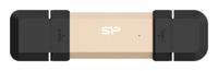 Silicon Power DS72 USB flash drive 250 GB USB Type-A / USB Type-C 3.2 Gen 2 (3.1 Gen 2) Goud - thumbnail