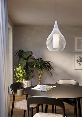 Eglo Moderne witte hanglampRazoni 1 Ø 32,5cm - 900829