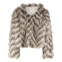 Nukus Lori Jacket Zigzag | Offwhite/grey - thumbnail