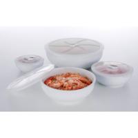 Lifetime Cooking Vershoudschalenset met deksel 4 delig - thumbnail