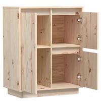 Dressoir 60x34x75 cm massief grenenhout - thumbnail