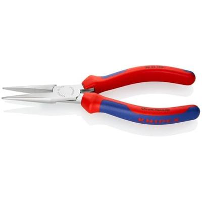 Knipex 30 25 190 Platte rondbektang Werkplaats Recht Chroom-vanadium elektrostaal 190 mm