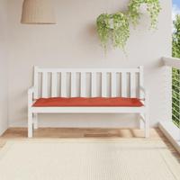 Tuinbankkussen 150x50x7 cm stof gemleerd rood - thumbnail