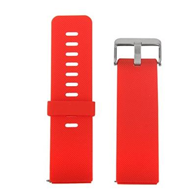 By Qubix - Compatible met Fitbit Blaze sport horloge band/siliconen alleen voor Compatible met Fitbit Blaze - Rood - Compatible fitbit bandje