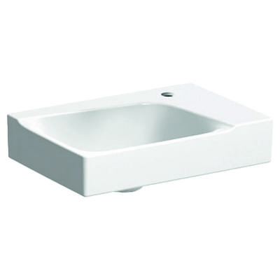 Geberit Xeno2 fontein met kraangat rechts zonder overloop 40x28x12.5cm m. KeraTect wit 500.529.01.1