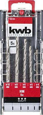 kwb 109156 HSS Boorset 3-delig 3 mm, 4 mm, 5 mm, 6 mm, 8 mm DIN 338 Cilinderschacht 3 stuk(s) kwb 109156 HSS Boorset 3-delig 3 mm, 4 mm, 5 mm, 6 mm, 8 mm DIN 338 Cilinderschacht 3 stuk(s)