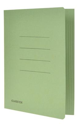 Class&apos;ex dossiermap, 3 kleppen ft 18,2 x 22,5 cm (voor ft schrift), groen