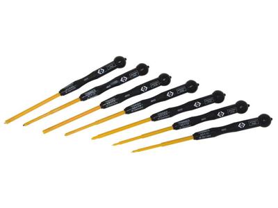 C.K Schroevendraaierset Elektronica en fijnmechanica Plat