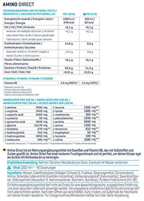Amino Direct | Body & Fit | 1000ml