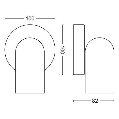 Philips SpotlampPongee wit - 5058131PN