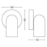 Philips SpotlampPongee wit - 5058131PN - thumbnail