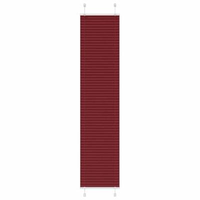 VidaXL Plissé rolgordijn 40x200 cm stofbreedte 39,4 cm bordeauxrood VidaXL Plissé rolgordijn 40x200 cm stofbreedte 39,4 cm bordeauxrood