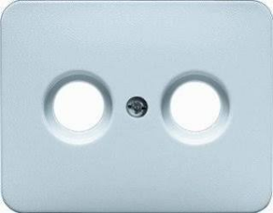 Busch-Jaeger 2CKA001753A7628 Aansluitdoos voor satellietschotel Afdekking Wit, Diepzwart (RAL 9005) 1 stuk(s)