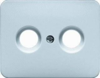 Busch-Jaeger 2CKA001753A7628 Aansluitdoos voor satellietschotel Afdekking Wit, Diepzwart (RAL 9005) 1 stuk(s) - thumbnail