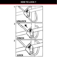 Master Lock 8417EURDPRO Kabelslot Zwart Sleutelslot - thumbnail