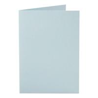 Creativ Company Kaarten, afmeting kaart 10,5x15 cm, 220 gr, lichtblauw, 10 stuk/ 1 doos - thumbnail