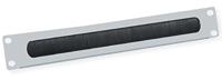 VALUE 19 Kabel doorvoerstrook 2 HE met borstel, grijs - thumbnail