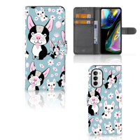Motorola Moto G52 | Moto G82 | Telefoonhoesje | Met pasjeshouder | Hondjes - thumbnail