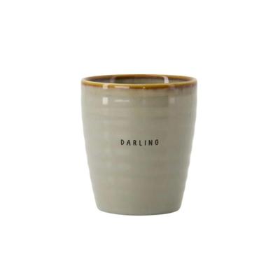 Zusss Koffiemok Darling Grijsblauw