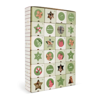 Gepersonaliseerde DIY adventskalender - L - 43 x 29,5 x 6,7 cm - thumbnail