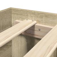 Bedframe zonder matras hout sonoma eikenkleurig 140x190 cm - thumbnail