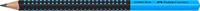 Faber Castell Grafietpotlood Jumbo Grip - Zwart/Blauw - thumbnail