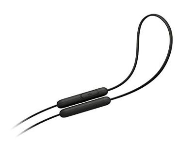 Sony WI-Xb400B Draadloze In-Oor Hoofdtelefoon, Ingebouwde Spraakassistent, Nekband Design, Bluetooth 5.0, NFC, Zwart