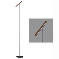 Artdelight Vloerlamp Kansas H 140 cm touch dimmer zwart brons - thumbnail