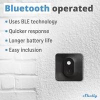 Shelly Shelly BLU H&T Black Temperatuursensor en luchtvochtigheidssensor Bluetooth - thumbnail