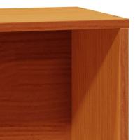 Bedframe zonder matras massief grenenhout wasbruin 75x190 cm - thumbnail