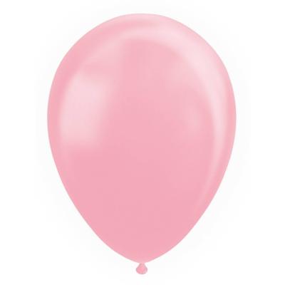 Globos Ballonnen pearl roze 30cm, 10st.