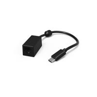 Hama 00177104 tussenstuk voor kabels USB-C RJ45 Zwart - thumbnail