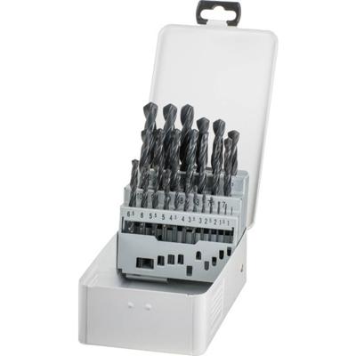 kwb 422544 HSS Metaal-spiraalboorset 25-delig 1 mm, 1.5 mm, 2 mm, 2.5 mm, 3 mm, 3.5 mm, 4 mm, 4.5 mm, 5 mm, 5.5 mm, 6 mm, 6.5 mm, 7 mm, 7.5 mm, 8 mm, 8.5 mm, 9