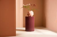 Nohr Ronde Bijzettafel 'Mistina' 30cm, kleur Burgundy - thumbnail