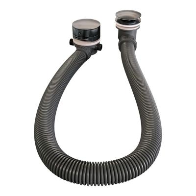 BRAUER Badvulcombinatie gunmetal geborsteld PVD