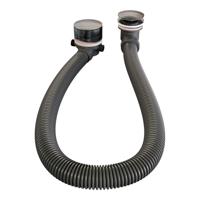 BRAUER Badvulcombinatie gunmetal geborsteld PVD - thumbnail