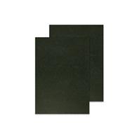 Q-CONNECT dekblad A4 leder 250 grams 100 stuks zwart - thumbnail
