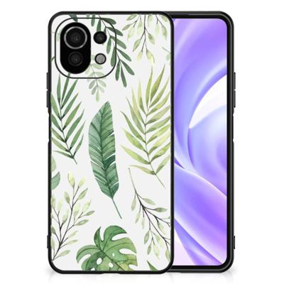 Xiaomi 11 Lite 5G NE | Mi 11 Lite Bloemen Hoesje Leaves Xiaomi 11 Lite 5G NE | Mi 11 Lite Bloemen Hoesje Leaves