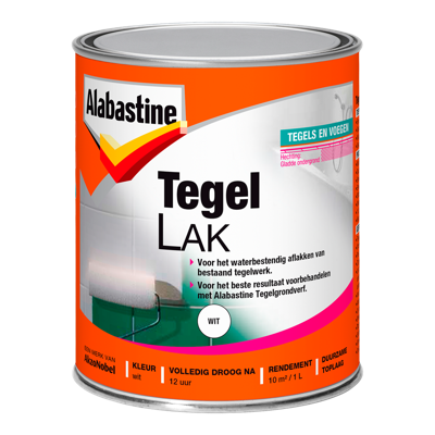 Alabastine Tegellak | Wit | 1-Component | 1L - 5094340 Alabastine Tegellak | Wit | 1-Component | 1L - 5094340