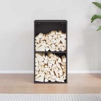 Brandhoutrek 40x30x75 cm koudgewalst staal zwart - thumbnail