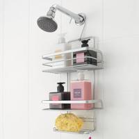 Metaltex Viva Doucherekje 3 Etages 23x12x38 cm Zilver - thumbnail