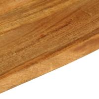 Tafelblad met natuurlijke rand 50x20x3,8 cm massief mangohout - thumbnail