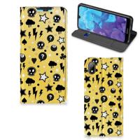 Mobiel BookCase Huawei Y5 (2019) Punk Geel - thumbnail