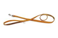 Beeztees Macleather hondenriem van leer, bruin, 120 x 1,5 cm - thumbnail