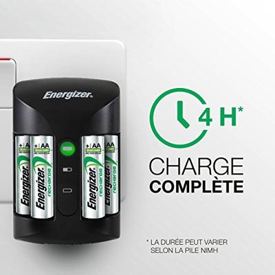 Energizer Pro ACU HR6 POW batterijlader + 2 AA 2000 mAh batterijen - thumbnail